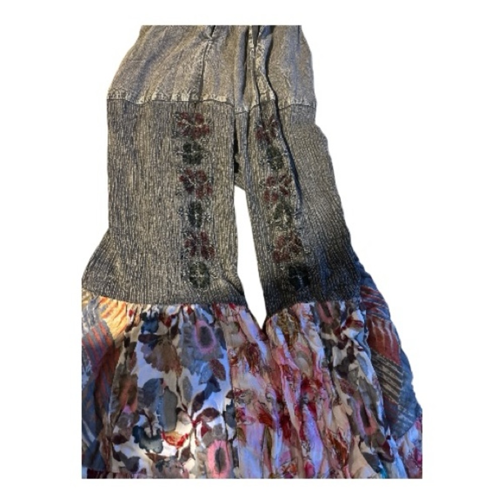 Boho Floral Patchwork Flares - Picture 2 of 5